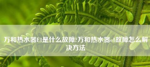 热水器开启时产生火花的原因及解决方法（解析热水器启动时产生火花的原因）