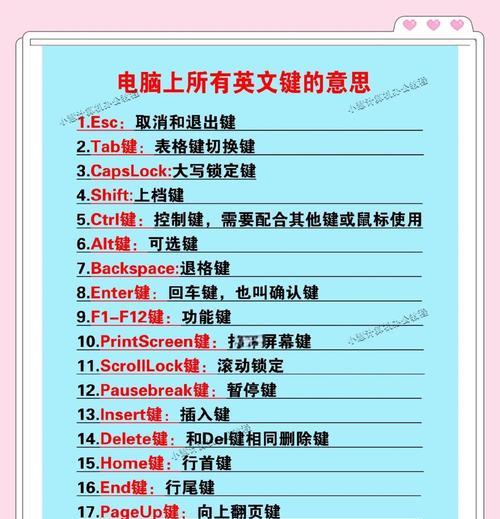键盘改键功能包括哪些？
