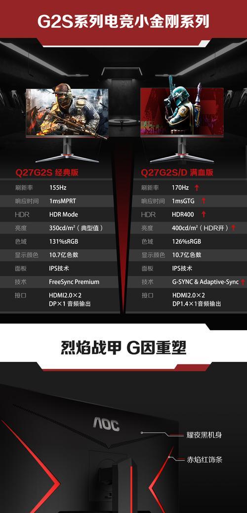 连接AOCG2S显示器至电脑主机的详细步骤