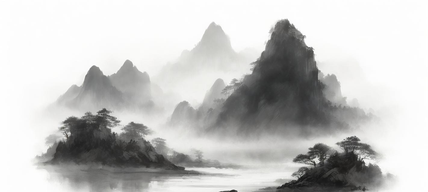 苹果电脑如何设置水墨风景壁纸？