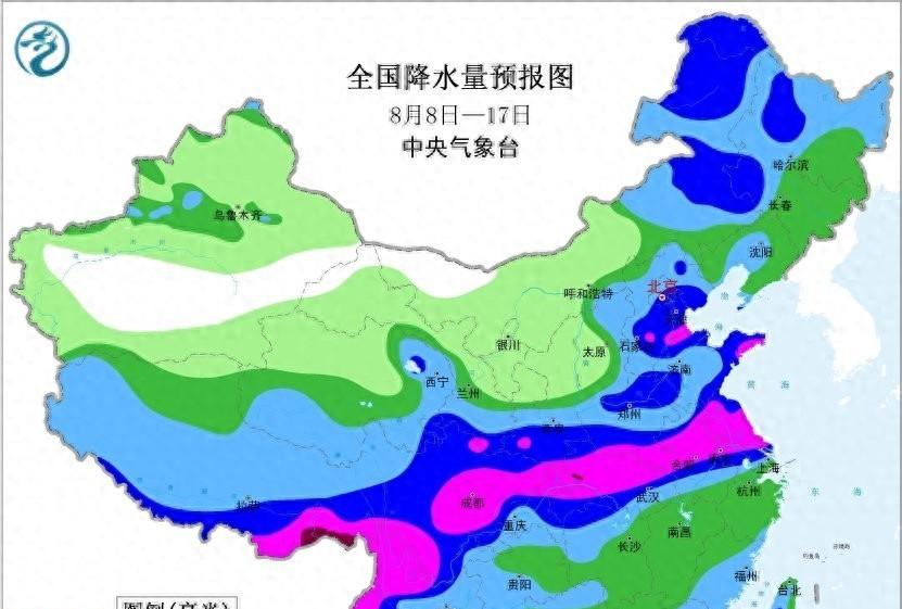 河北降雨中心已定！今晚至明天8月9号天气预报，大雨暴雨分布如下