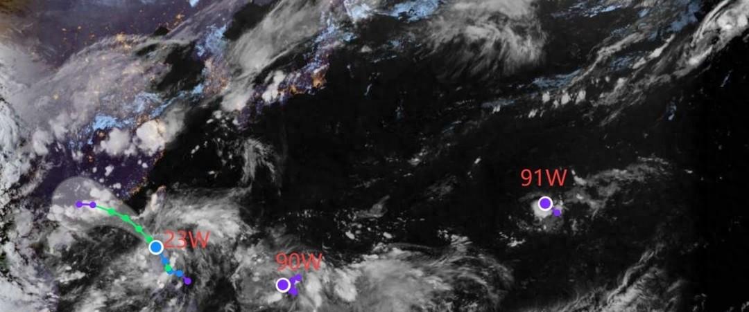 17号台风米娜锁定我国，18号桦加沙或19日生成，还要登陆？