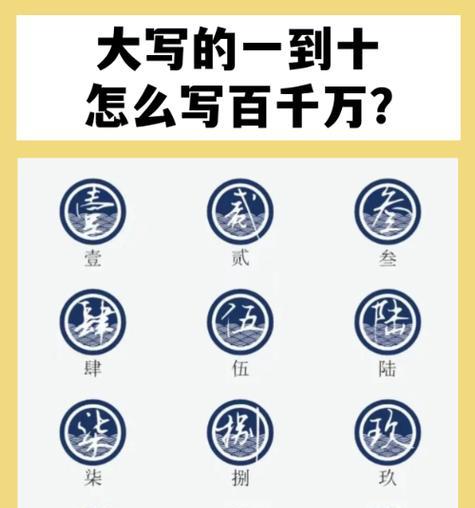 从一到万——繁体字数字的魅力（探索中华数字文化）
