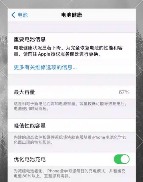 苹果电池健康下降迅速的原因（探究苹果电池寿命短暂的背后原因及其解决方法）
