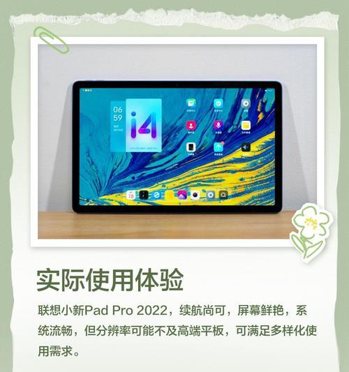 联想小新PadPro2024评测（揭秘联想小新PadPro2024的优点与缺点）