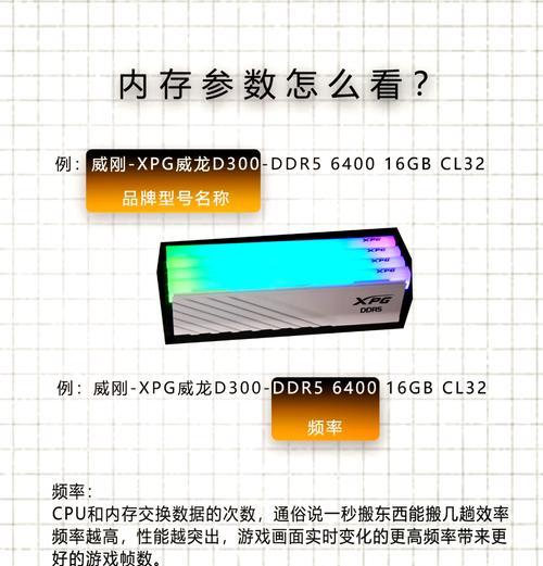 如何正确查看内存条上的型号参数（掌握查看内存条参数的技巧和方法）