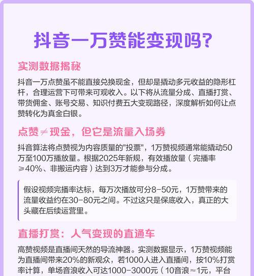 抖音10万赞能卖多少钱（了解抖音点赞量的真正价值）